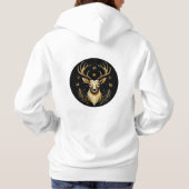 Christmas Reindeer Hoodie (Rückseite)