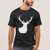 Christmas Reindeer Hunter Deer Meat Hunting Reinde T-Shirt (Vorderseite)