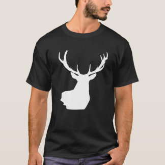 Christmas Reindeer Hunter Deer Meat Hunting Reinde T-Shirt