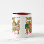 CHRISTMAS REINDEER Maroon Combo Tasse (Zentrum)
