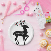 Christmas Reindeer Merry Pappteller (Party)