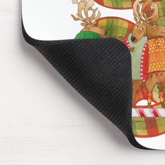 CHRISTMAS REINDEER Mousepad (Ecke)