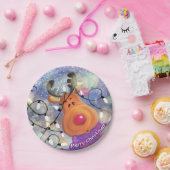 Christmas Reindeer Paper Plates Pappteller (Party)