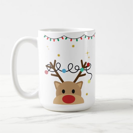 Christmas Reindeer – Powered by Hot Cocoa & Cheer Kaffeetasse (Links)