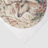 Christmas Reindeer Rounds Seidenpapier (Ausschnitt)