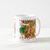 CHRISTMAS REINDEER Weiße Tasse (VorderseiteRechts)