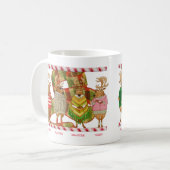 CHRISTMAS REINDEER Weiße Tasse (Vorderseite Links)