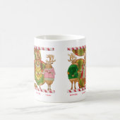 CHRISTMAS REINDEER Weiße Tasse (Mittel)