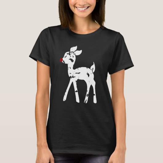 Christmas Reindeer Xmas Adorable Party Men Women T-Shirt (Vorderseite)