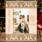 Christmas reindeers jersey sweater pattern geätzte rahmen