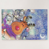 Christmas Rentier Puzzle (Horizontal)