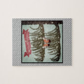 Christmas , Retro , Bullfinches Puzzle (Horizontal)