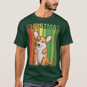 Christmas Retro Welsh Corgi Niedlich Group Matchin T-Shirt