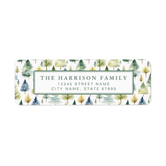 Christmas Return Address Labels (Vorne)