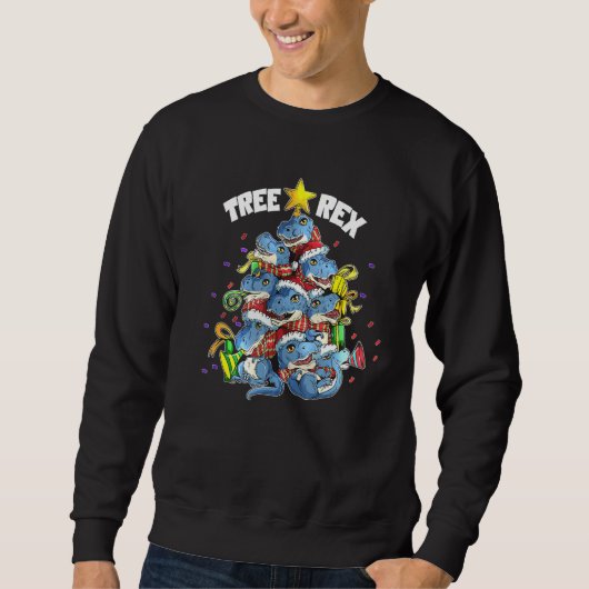 Christmas rex Dinosaur For Kids Dino Fans X Mas Sweatshirt (Vorderseite)
