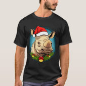 Christmas rhino T-Shirt (Vorderseite)