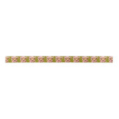 Christmas Ribbon With Cow Design Satinband (Vorderseite)