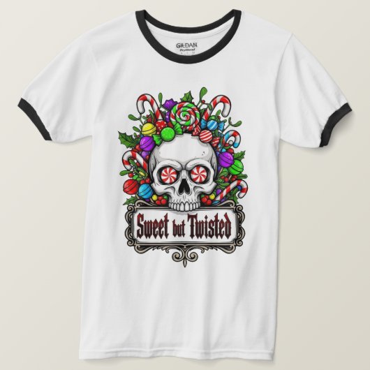 Christmas Ringer T-Shirt (Design vorne)
