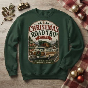 Christmas Road Trip Club Vintage-Station Wagon Sweatshirt