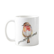 Christmas Robin Art Tasse