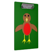 Christmas Robin Clipboard Klemmbrett (Rechts)