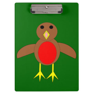 Christmas Robin Clipboard Klemmbrett