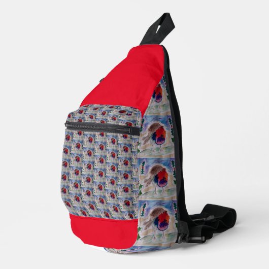 Christmas Robin Crossbody Bag (Rechte Ecke)