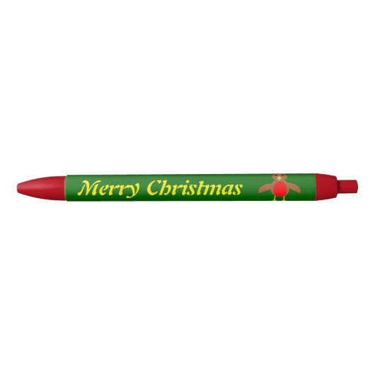 Christmas Robin Custom Pen Kugelschreiber (Vorderseite)