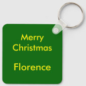 Christmas Robin Custom Schlüsselanhänger (Rückseite)