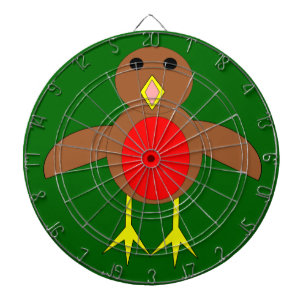 Christmas Robin Dart Board Dartscheibe