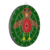 Christmas Robin Dart Board Dartscheibe (Vorderseite Links)