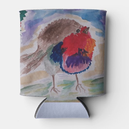 Christmas Robin Dosenkühler (Vorderseite)