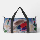 Christmas Robin Duffle Bag (Vorderseite)