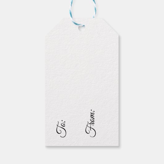 Christmas Robin Geschenkanhänger (Rückseite)