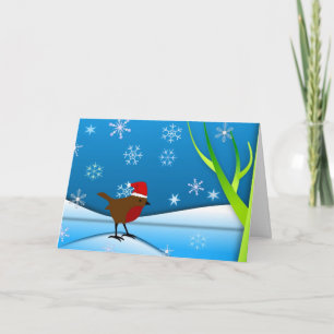 Christmas Robin Karte