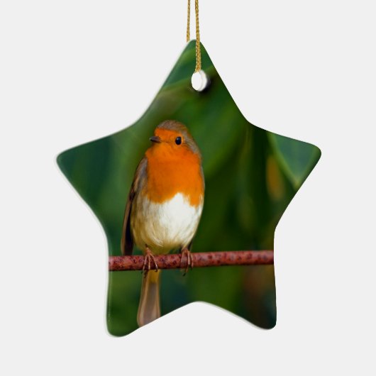 Christmas Robin Keramik Ornament (Rechts)