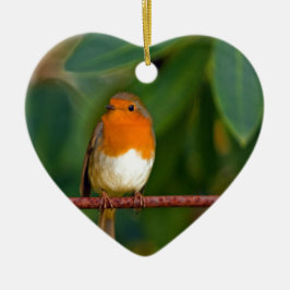 Christmas Robin Keramikornament