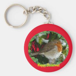 Christmas Robin Key Chain Schlüsselanhänger