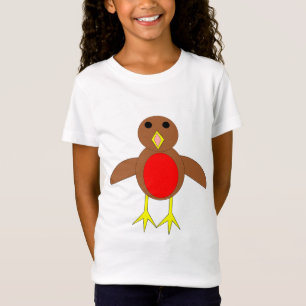 Christmas Robin Kids T Shirt