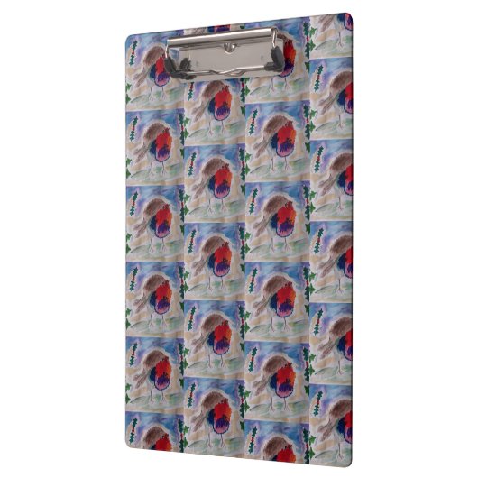 Christmas Robin Klemmbrett (Links)