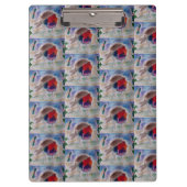 Christmas Robin Klemmbrett (Vorderseite)