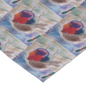 Christmas Robin Kurzer Tischläufer (Ecke)