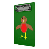 Christmas Robin Mini Clipboard Klemmbrett (Gewinkelt2)