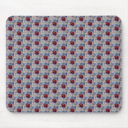 Christmas Robin Mousepad (Vorne)