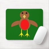 Christmas Robin Mousepad (Mit Mouse)