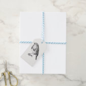 Christmas Robin niedlich Geschenkanhänger (Mit Garn)