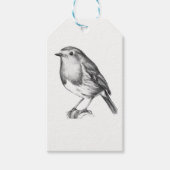 Christmas Robin niedlich Geschenkanhänger (Vorderseite)