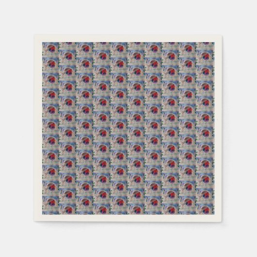 Christmas Robin Paper Serviette (Vorderseite)