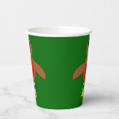 Christmas Robin Pappbecher (Links)