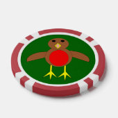 Christmas Robin Pokerchips (Einzeln)